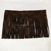 Acessórios de Vestuário Personalizados com Borlas de Camurça Dupla Face Borlas de Barba de Camurça Suéteres de Cashmere Roupas Saias Borlas de Barba Borlas