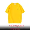Camiseta de manga corta para parejas de comercio exterior camiseta de algodón para padres e hijos 180g cuello redondo camiseta publicitaria camiseta uniforme escolar logo impreso