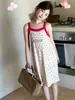 Vestido de tirantes estilo coreano para niñas de verano, Camisón de verano, Ropa para niños, Vestido floral sin mangas, Vestido lindo para niñas pequeñas