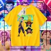 Cazadores de Demonios Kpop Cazador de Brujas Reunión Cuello Camiseta de Manga Corta de Verano Holgada Tallas Medianas y Grandes Tops Casuales para Niños
