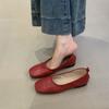 2025 Novos Sapatos Rasteirinhas de Verão para Mulheres, Sapatos Slip-On Preguiçosos com Sola Macia Antiderrapante, Sapatos de Vovó Fada Suave