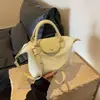 Bolsa de Nylon de Gran Capacidad para Dumplings Bolsa Larga Xiang Casual Color Caramelo Amazon Portátil de Hombro para Viajes Cotidianos Bolso Cruzado