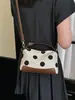 Bolso Nuevo de Moda Primavera 2026 de Lunares con Colores Contrastantes, Bolso Cruzado de Moda y con Estilo, Bolso de Mano Exquisito, Bolso Tote Relajado