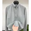Camisa de Veludo Cotelê de Manga Longa para Primavera e Outono de 2026 para Homens e Mulheres, Camisa de Marca Tendência com Caimento Solto, Jaqueta Estilo Americano, Camisa Casual Solta