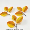 Folhas artificiais de bordo de três lóbulos, folhas de outono, decorações de Natal e Halloween, folhagem para paisagismo e ambientação de cena