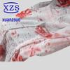 Gaze Decorativa de Halloween 2,15m Mancha de Sangue Impressão de Mão de Sangue Pano Pendurado Festival Fantasma Adereços de Festa Casa Assombrada Estilo Horror