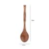 Espátula de Madera de Teca Tailandesa Extendida Antiadherente para Cocinar Espátula de Madera Utensilios de Cocina Amazon Juego de Espátulas de Madera