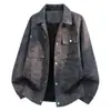 Nueva chaqueta vaquera de estilo business casual, ropa de trabajo para exteriores, talla grande, chaqueta estilo 'old money' para hombre, primavera y otoño
