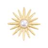Broche de Sol Vintage Pin de Corsage de Aleación Accesorio para Ropa Pin de Seguridad Anti-Exposición Corsage Versátil de Gama Alta