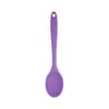 Colher pequena de silicone colher colher colher de mistura colher de cozinha colher de salada utensílios de cozinha de silicone colher para comer fornecimento transfronteiriço