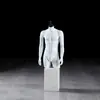 Modelo Ropa de Hombre de Cuerpo Completo Tienda de Ropa Accesorios para Maniquíes de Hombre Plástico Ropa Estante de Exhibición para Ventanas de Hombre