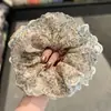 Goma para el pelo de encaje bordada súper de hadas multicapa para mujer, dulce liga de malla para coleta, accesorio para el pelo
