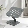 Nuevo soporte de metal para tableta de escritorio de color macarrón, giratorio y plegable para disipación de calor, adecuado para soporte de escritorio de iPad