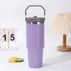 Copo térmico de grande capacidade 30oz para uso transfronteiriço com alça, copo de água térmico de aço inoxidável 304, copo de carro de grande capacidade, garrafa térmica