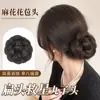 Aplique de Rabo de Cavalo, Anel de Cabelo, Presilha de Flor para Coque, Penteado Fofo, Coque Alto na Coroa, Coque de Flor, Coroa Alta