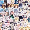 100 Peças de Adesivos de Desenho Kaguya-Hime Super-Dimensional para Decoração Transfronteiriça, Malas, Capas de Celular, Adesivos de Guitarra Venda por Atacado