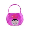 Nova Bolsa de Abóbora de Veludo Desenho Animado de Halloween, Sacola de Doces Infantil, Bolsa de Presente Portátil, Suprimentos de Decoração para Atmosfera de Festa