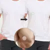 Protetores de mamilo unissex respiráveis e invisíveis populares do TikTok, protetores de mamilo protetores com perfurações em redemoinho, sem costura e anti-protuberância para uso ao ar livre