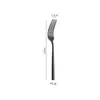 Cubiertos Occidentales Engrosados de Acero Inoxidable 304 Nórdico Mango Hexagonal Esmerilado Cuchillo para Filete Tenedor Cuchara Tenedor Cuchara de Postre para Hogar Hotel