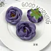 Flor de ciruelo fresca rizada estilo europeo Flor artificial de seda para manualidades Accesorios para tocado Decoración de pared de flores para salón de bodas Pequeños adornos