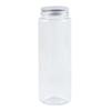Botella de plástico delgada creativa de 500 ml desechable portátil transparente taza para té con leche embalaje pet botella para jugo bebida con tapa