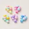 Lindo Macarrón Corazón Globo Resina Hecho a Mano DIY Pegamento Crema Accesorios para el Cabello Pasador Funda para Teléfono Móvil Accesorios para Vehículos Eléctricos