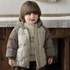 Chamarra de plumón para bebé niño Invierno Bebé Nuevo Chaqueta con capucha Niño Parte superior cálida Ropa de invierno 90 Plumón de pato blanco Categoría a