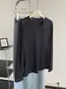 Camiseta de Encaje Suave Estilo Retro Nube de Manga Larga para Mujer 2026 Otoño Frances Exquisito Cuello Redondo Adelgazante Nicho Top Base