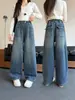 Pantalones para Niñas Primavera y Otoño 2026 Nueva Moda Casual Bolsillo Trasero con Solapa Pantalones Curvos para Niños Mayores, Jeans de Otoño para Niños