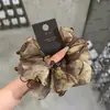 Accesorio para el cabello moderno y versátil, scrunchie de cristal de alta gama, accesorio diario para peinar el cabello, banda elástica para hacer moños