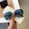 2023 novo óculos de sol com proteção solar masculino óculos de sol poligonais óculos de sol com proteção UV feminino atacado