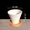 Macetas para Suculentas Macetas de Cerámica para Suculentas Macetas de Porcelana Blanca Macetas Simples Hechas a Mano Plantas Suculentas Flores Pequeñas Huaishai