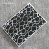 Moldes de Plástico DIY Doze Corações Duplos com Pena para Relevo Modelos de Relevo Côncavos e Convexos Clipes para Impressão em Relevo Modelos Côncavos e Convexos
