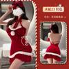 Lingerie Sexy Personalizada Uniforme de Natal Tentação Inverno Camisola de Pelúcia Ano Novo Camisola com Suspensórios Casal Flertando