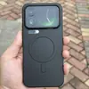 Succión Magnética es Adecuada para Xiaomi 17/Pro/Pro Max Carcasa Ondulada de PP Funda Protectora Gruesa Mate para Teléfono Móvil