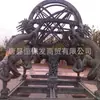 Venta al por mayor de fábrica Escultura de cobre para jardín Fundición Adornos de libro de cobre Varias formas Escultura de cobre grande Procesamiento Garantía de calidad