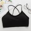 Comércio Exterior Transfronteiriço Popular Push-Up Francês Alças Duplas Cruzadas nos Ombros Lindo Costas Nua Top Tubinho Envolvente no Peito Colete Esportivo Sem Costas Roupa Íntima para Mulheres