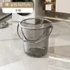 Balde d'água transparente, bacia, concha d'água, conjunto de balde e bacia de plástico, conjunto de três peças para banho de estudante de dormitório, uso doméstico, luxo leve