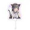 Puella Magi Madoka Magica Placa de Pegada Grande em Formato de Leque Mercadoria de Suporte para Shows Estilo Igual ao do Tiktok