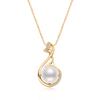 Suministro Exclusivo Transfronterizo de Versátiles Collares de Cisne para Mujer, Cadena de Suéter de Perlas de Agua Dulce Naturales, Accesorios de Moda de Envío Directo de Una Pieza