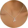 Comercio Exterior Más Vendido Diseño Creativo Collar de Palabras Artístico Lujo Ligero Gama Alta Diseño de Nicho Joyería para Mujer