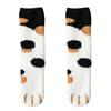 Calcetines de Coral Fleece Otoño Noviembre Lunar Calcetines de Nieve Calcetines de Arañazo de Gato Lindos de Felpa Gruesos de Toalla Calcetines de Piso para Dormir Calientes