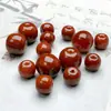 Ágata Nanhong Cuentas Sueltas Estilo Antiguo Patrón de Llama Ágata Rojo Caqui Cuentas Accesorios para Joyería DIY Nudo Chino DIY