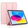 Nueva funda protectora plegable en tres partes para iPad 10 de 10.9 pulgadas, funda de silicona y cuero para Air 5, funda protectora ultradelgada de 10.2