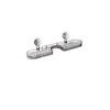 Estante de Almacenamiento para Lavabo con Ventosa Montado en la Pared Sin Perforaciones Baño Baño Frente de Espejo Estante de Almacenamiento para Grifo de Lavabo