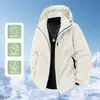 Casaco corta-vento funcional três em um estilo montanha 0,05 kg para homens e mulheres, outono e inverno, moderno, à prova de vento e quente