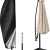 Tela Oxford 210D sombrilla para exteriores cubierta antipolvo cubierta de paraguas en forma de plátano Cubierta para sombrilla producto de venta caliente transfronterizo