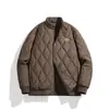 Chaqueta de Béisbol de Moda Estilo Japonés Abrigo de Algodón para Hombre, Chaqueta de Algodón Gruesa Cálida Holgada de Invierno, Tallas Grandes para Pareja, Conjunto de Dos Piezas Dewu