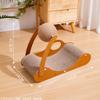 Rascador para Gatos con Forma de Motocicleta, Resistente al Desgaste y No se Astilla Fácilmente, Juguete para Gatos, Tablero Vertical Integrado para Rascar, Sillón Reclinable, Sofá, Cama para Gatos