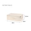 Caja de Almacenamiento de Algodón Puro Wabi-Sabi SGS Caja Organizadora Plegable a Prueba de Polvo para Ropa y Edredones Cesta de Almacenamiento para Armario de Dormitorio